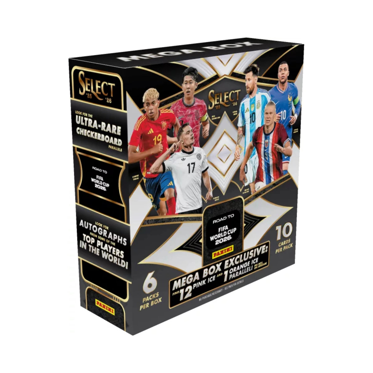 2025/26 Panini Select Road to FIFA World Cup 2026 Mega Box